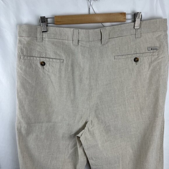 m.e.n.s. Heinecke & Klaproth Madrid-Made Linen-Cotton Mens Pants Men's Size 40 - Picture 7 of 12